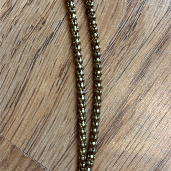 Gold and Blue Owl Pendant Necklace - Picture 10 of 11